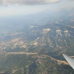 Flugwegposition um 16:42:59: Aufgenommen in der Nähe von Arrondissement de Gap, Frankreich in 3048 Meter