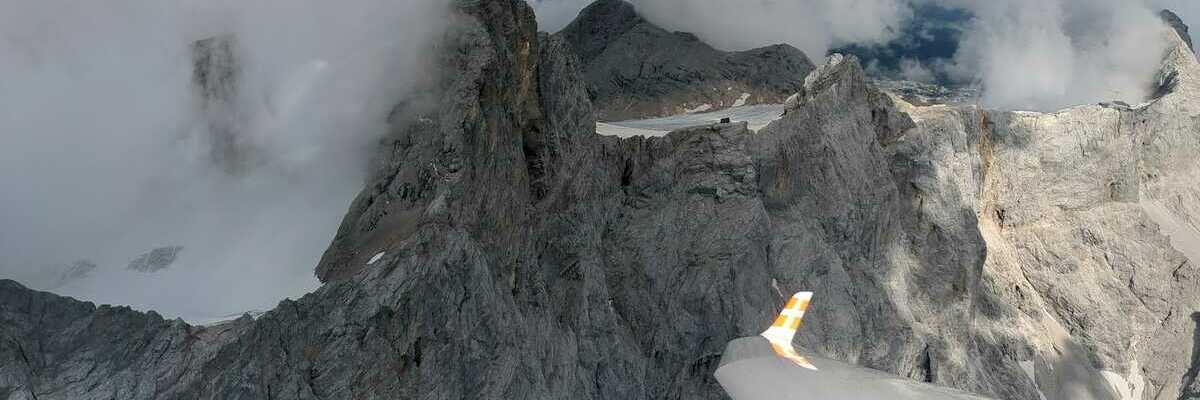 Flugwegposition um 13:39:49: Aufgenommen in der Nähe von Gemeinde Ramsau am Dachstein, 8972, Österreich in 2854 Meter