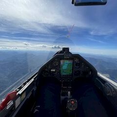 Flugwegposition um 13:05:13: Aufgenommen in der Nähe von Gemeinde Mitterbach am Erlaufsee, Österreich in 2702 Meter