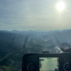 Flugwegposition um 15:18:11: Aufgenommen in der Nähe von Mitterdorf im Mürztal, St. Barbara im Mürztal, Österreich in 973 Meter