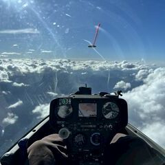 Flugwegposition um 14:42:24: Aufgenommen in der Nähe von Gemeinde Reichenau an der Rax, Österreich in 3025 Meter