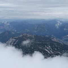 Flugwegposition um 12:35:40: Aufgenommen in der Nähe von Bad Ischl, Österreich in 2537 Meter