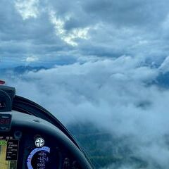 Flugwegposition um 08:54:32: Aufgenommen in der Nähe von Kapfenberg, Österreich in 1786 Meter