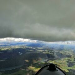Flugwegposition um 12:26:40: Aufgenommen in der Nähe von Waldkirchen am Wesen, Österreich in 1423 Meter
