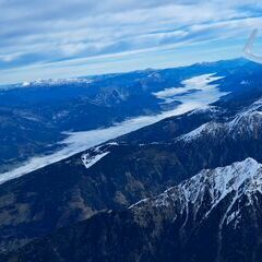 Flugwegposition um 08:13:06: Aufgenommen in der Nähe von Schladming, Österreich in 3528 Meter
