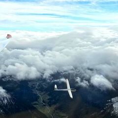 Flugwegposition um 13:47:15: Aufgenommen in der Nähe von Sölk, 8961, Österreich in 3917 Meter