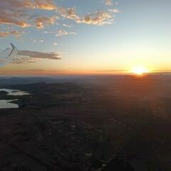 Flugwegposition um 17:08:17: Aufgenommen in der Nähe von Kopanong, Südafrika in 1749 Meter