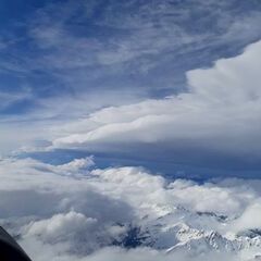 Flugwegposition um 13:03:38: Aufgenommen in der Nähe von Landquart, Schweiz in 5109 Meter