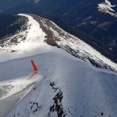 Flugwegposition um 13:31:00: Aufgenommen in der Nähe von St. Stefan ob Leoben, Österreich in 2435 Meter