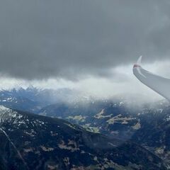 Flugwegposition um 08:20:40: Aufgenommen in der Nähe von Zams, 6511, Österreich in 2869 Meter