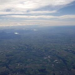 Flugwegposition um 15:00:42: Aufgenommen in der Nähe von Gemeinde Schiedlberg, Österreich in 4256 Meter