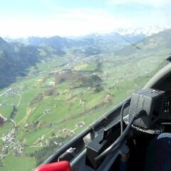 Flugwegposition um 12:58:27: Aufgenommen in der Nähe von Jochberg, 6373 Jochberg, Österreich in 1607 Meter