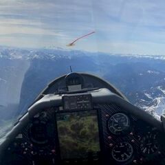 Flugwegposition um 14:12:37: Aufgenommen in der Nähe von Wald am Schoberpaß, 8781, Österreich in 2776 Meter