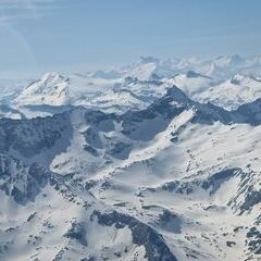 Flugwegposition um 13:16:23: Aufgenommen in der Nähe von Rennweg am Katschberg, 9863, Österreich in 3119 Meter