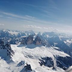 Flugwegposition um 14:10:28: Aufgenommen in der Nähe von 39038 Innichen, Autonome Provinz Bozen - Südtirol, Italien in 3104 Meter