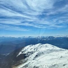 Flugwegposition um 11:05:52: Aufgenommen in der Nähe von Steinfeld, Österreich in 2595 Meter
