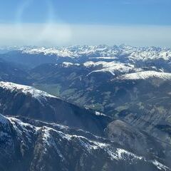 Flugwegposition um 13:36:49: Aufgenommen in der Nähe von Lesachtal, Österreich in 2619 Meter