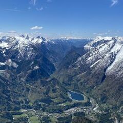 Flugwegposition um 11:00:33: Aufgenommen in der Nähe von Landl, Österreich in 2095 Meter