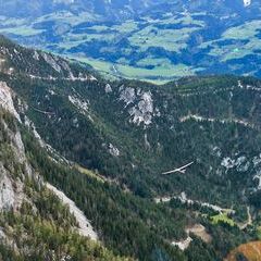 Flugwegposition um 12:34:27: Aufgenommen in der Nähe von Aich, Österreich in 1678 Meter