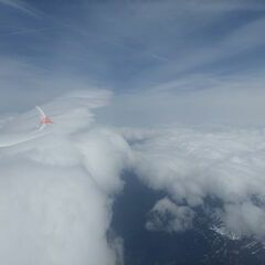 Flugwegposition um 11:22:35: Aufgenommen in der Nähe von Rinn, Österreich in 4562 Meter