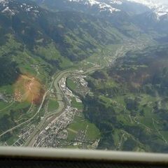 Flugwegposition um 13:36:03: Aufgenommen in der Nähe von Werfen, Österreich in 2803 Meter