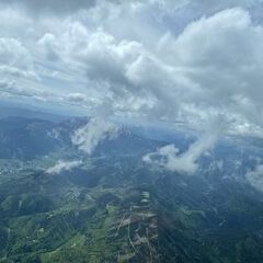 Verortung via Georeferenzierung der Kamera: Aufgenommen in der Nähe von Miesenbach, Österreich in 2500 Meter