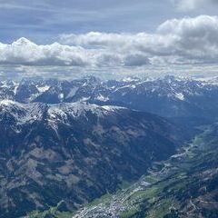 Flugwegposition um 12:21:45: Aufgenommen in der Nähe von Heinfels, Österreich in 3096 Meter
