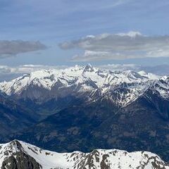 Flugwegposition um 13:45:55: Aufgenommen in der Nähe von Assling, 9911, Österreich in 3062 Meter