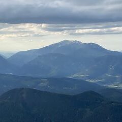 Flugwegposition um 16:29:42: Aufgenommen in der Nähe von Trattenbach, 2881, Österreich in 1676 Meter