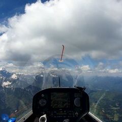 Flugwegposition um 10:08:55: Aufgenommen in der Nähe von Municipality of Kranjska Gora, Slowenien in 2137 Meter