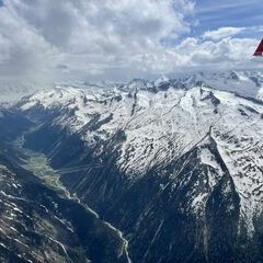 Verortung via Georeferenzierung der Kamera: Aufgenommen in der Nähe von Krimml, Österreich in 3300 Meter