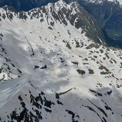 Flugwegposition um 11:53:58: Aufgenommen in der Nähe von Engiadina Bassa/Val Müstair, Schweiz in 3161 Meter