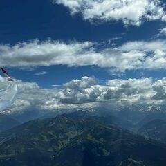 Flugwegposition um 13:04:24: Aufgenommen in der Nähe von Taxenbach, Österreich in 2468 Meter
