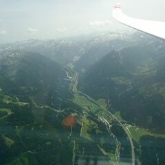 Flugwegposition um 12:09:29: Aufgenommen in der Nähe von Wagrain, 5602, Österreich in 2463 Meter