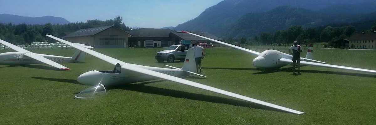 Flugwegposition um 11:56:11: Aufgenommen in der Nähe von Scharnstein, Österreich in 504 Meter