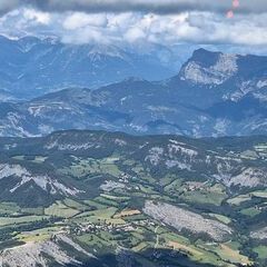 Flugwegposition um 13:32:35: Aufgenommen in der Nähe von Arrondissement of Digne-les-Bains, Frankreich in 2233 Meter