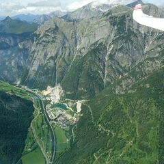Flugwegposition um 12:55:13: Aufgenommen in der Nähe von Saalfelden am Steinernen Meer, 5760 Saalfelden am Steinernen Meer, Österreich in 2199 Meter