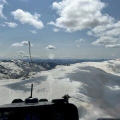 Flugwegposition um 13:24:46: Aufgenommen in der Nähe von Kaunertal, 6524, Österreich in 3384 Meter