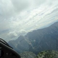 Flugwegposition um 11:55:33: Aufgenommen in der Nähe von Walchsee, 6344 Walchsee, Österreich in 1961 Meter