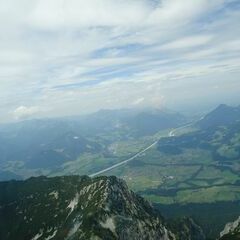 Flugwegposition um 11:55:47: Aufgenommen in der Nähe von Walchsee, 6344 Walchsee, Österreich in 1978 Meter