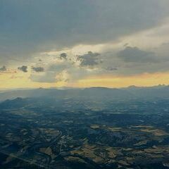 Flugwegposition um 16:50:36: Aufgenommen in der Nähe von Arrondissement de Gap, Frankreich in 2144 Meter