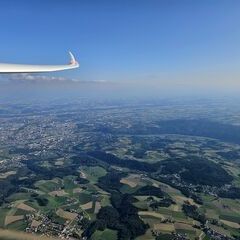 Flugwegposition um 15:58:57: Aufgenommen in der Nähe von Lichtenberg, Österreich in 1942 Meter