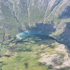 Flugwegposition um 12:41:25: Aufgenommen in der Nähe von 10052 Bardonecchia, Turin, Italien in 3533 Meter
