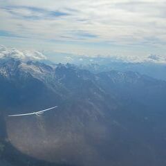 Flugwegposition um 15:35:56: Aufgenommen in der Nähe von 11010 Saint-Nicolas, Aostatal, Italien in 4299 Meter