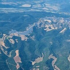 Flugwegposition um 15:24:42: Aufgenommen in der Nähe von Arrondissement de Forcalquier, Frankreich in 2634 Meter