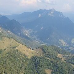 Flugwegposition um 14:37:45: Aufgenommen in der Nähe von St. Stefan im Gailtal, Österreich in 1995 Meter