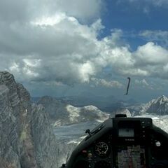 Flugwegposition um 14:45:09: Aufgenommen in der Nähe von Ramsau am Dachstein, 8972, Österreich in 2774 Meter
