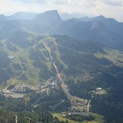 Flugwegposition um 14:30:13: Aufgenommen in der Nähe von Hermagor-Pressegger See, Österreich in 2088 Meter