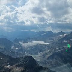 Flugwegposition um 13:47:09: Aufgenommen in der Nähe von Bad Gastein, Österreich in 2845 Meter