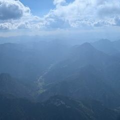 Flugwegposition um 13:38:34: Aufgenommen in der Nähe von Landl, Österreich in 2641 Meter